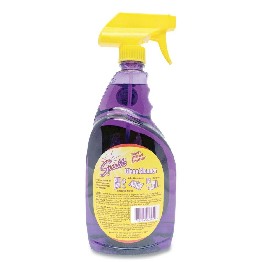 Facility Maintenance & Supplies Sparkle Cleaners | Sparkle 20345 33.8 Oz. Spray Bottle Glass Cleaner