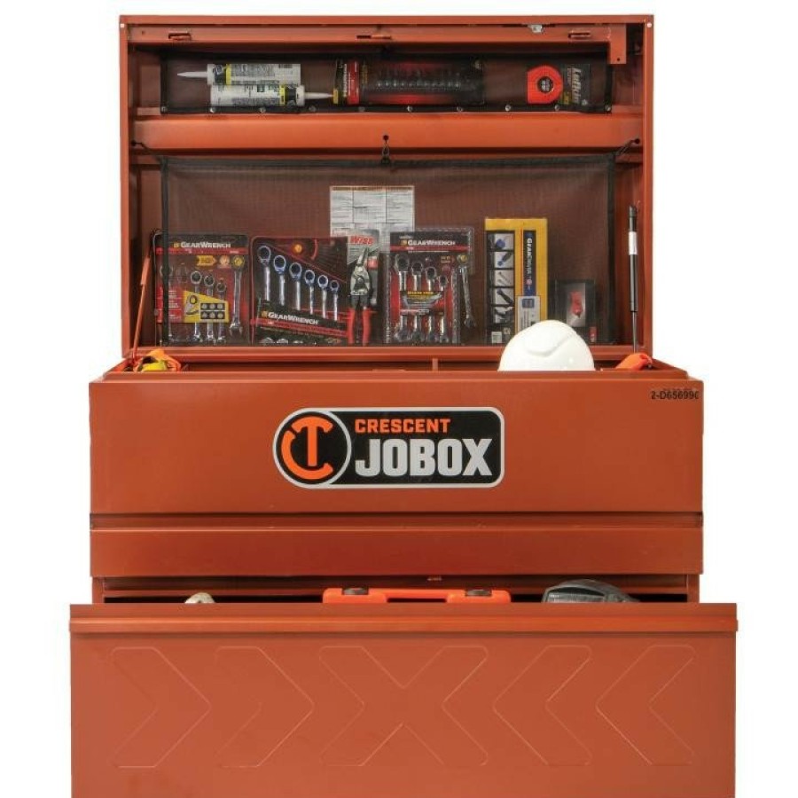 Tool Storage JOBOX On Site Chests | Jobox 2D-656990 Site-Vault Heavy Duty 30 In. X 48 In. Tool Chest With Drawer