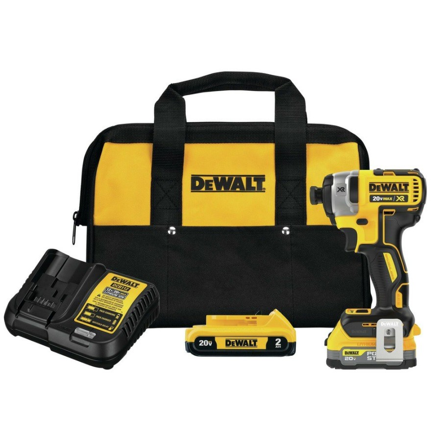 Power Tools Dewalt Impact Drivers | Dewalt Dcf887D1E1 20V Max Xr Brushless Lithium-Ion 1/4 In. Cordless 3-Speed Impact Driver Kit (1.7 Ah)