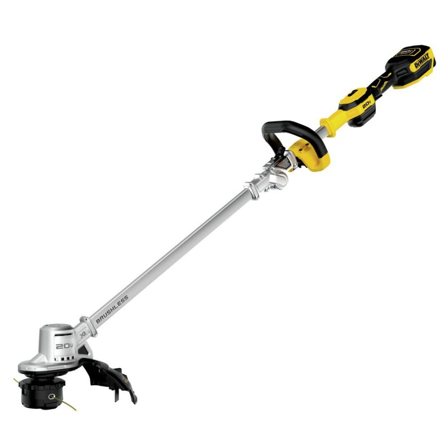 Outdoor Power Tools & Equipment Dewalt String Trimmers | Factory Reconditioned Dewalt Dcst922P1R 20V Max Lithium-Ion Cordless 14 In. Folding String Trimmer Kit (5 Ah)