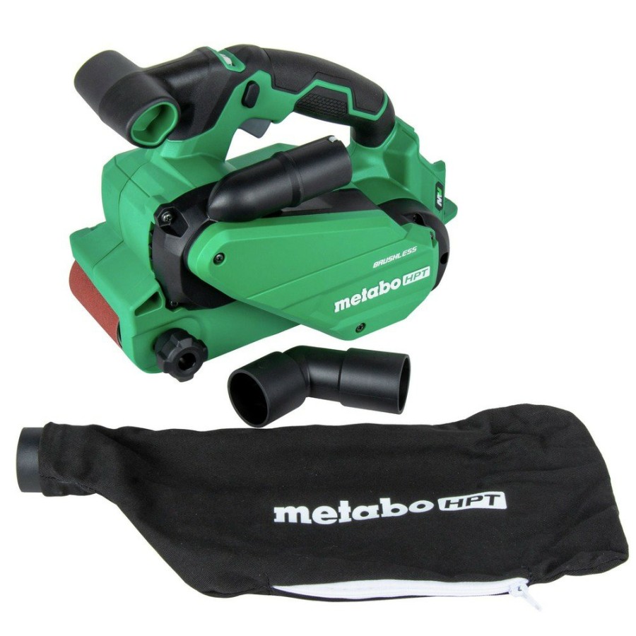 Power Tools Metabo HPT Belt Sanders | Metabo Hpt Sb3608Daq4M 36V Multivolt Brushless Lithium-Ion 3 In. X 21 In. Cordless Belt Sander (Tool Only)