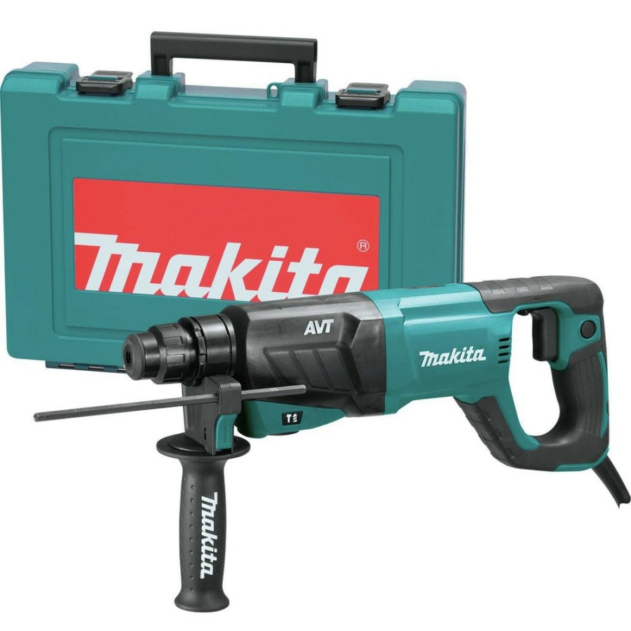 Power Tools Makita Rotary Hammers | Factory Reconditioned Makita Hr2641-R 1 In. Avt Sds-Plus D-Handle Rotary Hammer