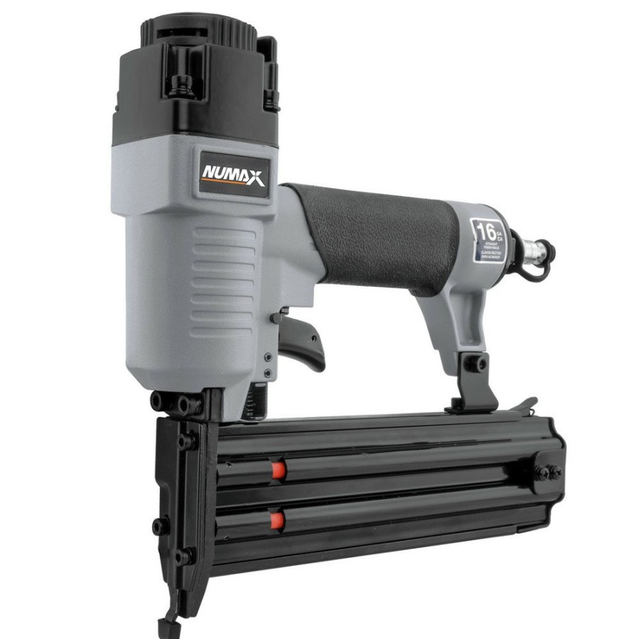 Air Tools And Equipment NuMax Nail Guns | Numax Sfn50 Pneumatic 16 Gauge 2 In. Straight Finish Nailer