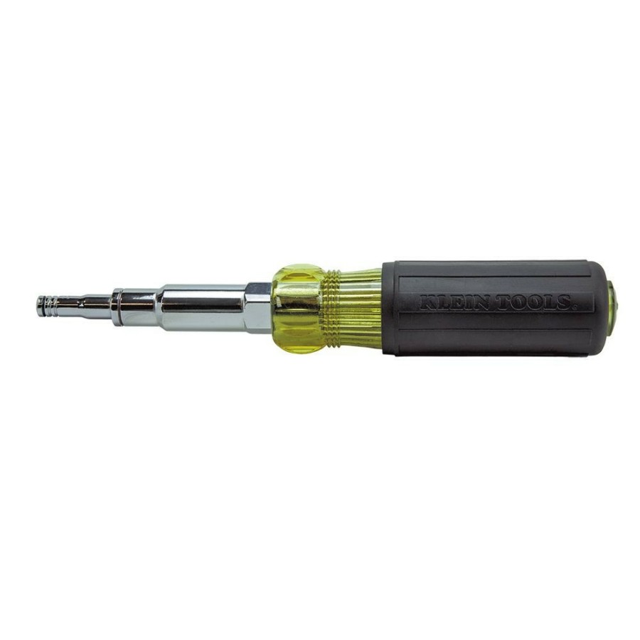 Hand Tools Klein Tools | Klein Tools 32800 6-In-1 Heavy Duty Multi-Bit Screwdriver/Nut Driver