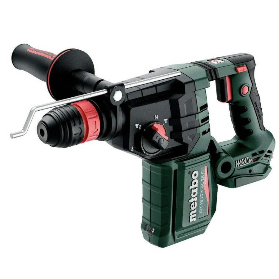 Power Tools Metabo Rotary Hammers | Metabo 601715840 Kh 18 Ltx Bl 28 Q 18V Brushless Lithium-Ion 1-1/8 In. Sds-Plus Cordless Combination Hammer (Tool Only)