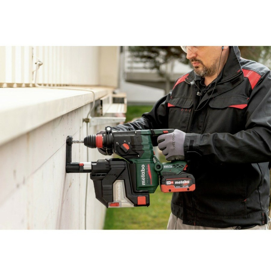 Power Tools Metabo Rotary Hammers | Metabo 601715840 Kh 18 Ltx Bl 28 Q 18V Brushless Lithium-Ion 1-1/8 In. Sds-Plus Cordless Combination Hammer (Tool Only)