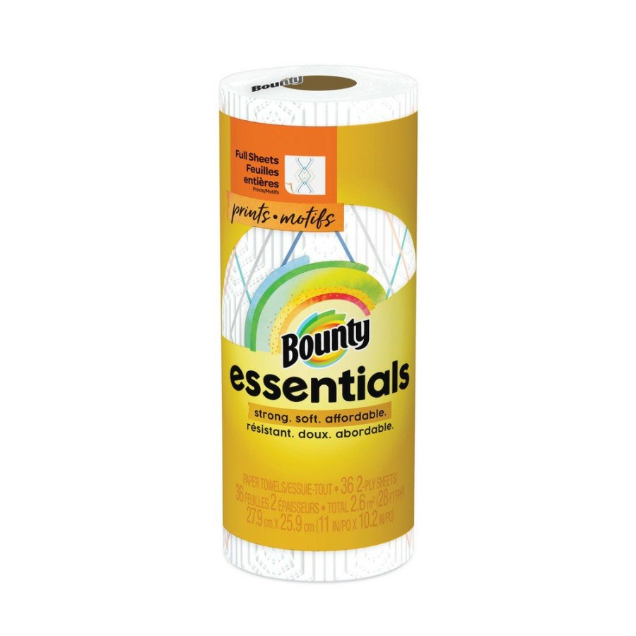 Facility Maintenance & Supplies Bounty | Bounty 74657Ea 11 In. X 10.2 In. 2-Ply Essentials Kitchen Roll Paper Towels (40 Sheets/Roll)