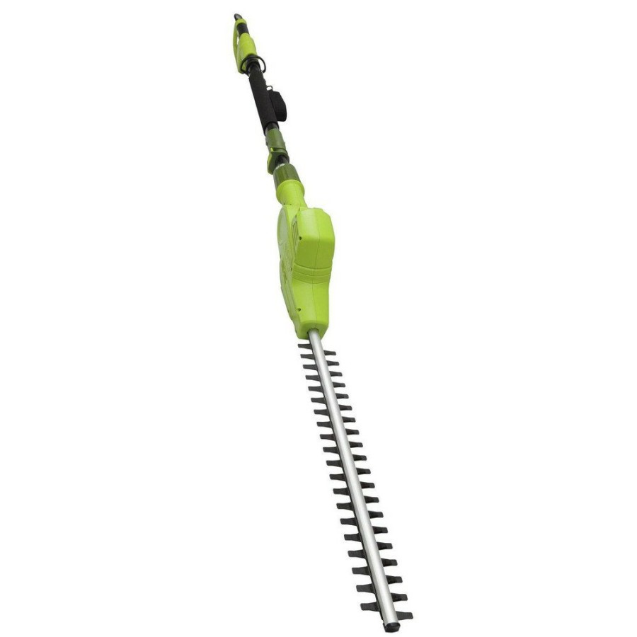 Outdoor Power Tools & Equipment Sun Joe Hedge Trimmers | Sun Joe Sjh902E 4 Amp 21 In. Multi-Angle Telescoping Pole Hedge Trimmer