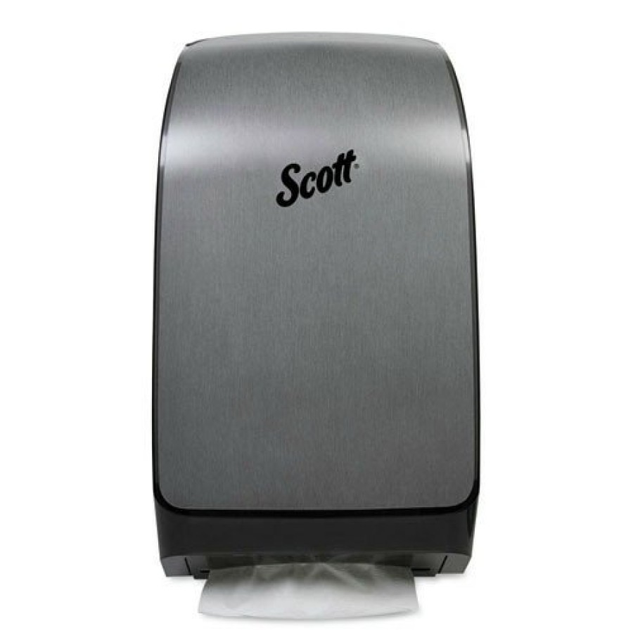 Facility Maintenance & Supplies Scott | Scott 39712 Mod Scottfold 10.6 In. X 5.48 In. X 18.79 In. Towel Dispenser - Brushed Metallic