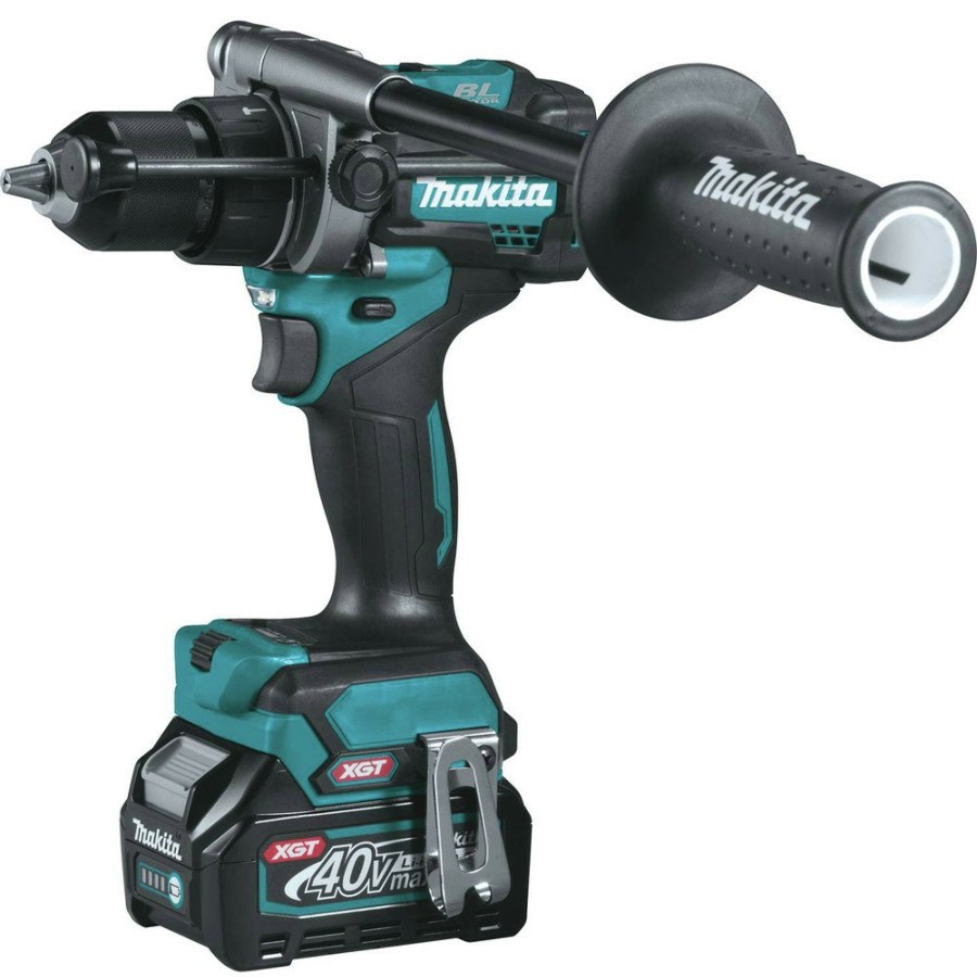 Power Tools Makita Hammer Drills | Makita Gph01D 40V Max Xgt Brushless Lithium-Ion 1/2 In. Cordless Hammer Drill Driver Kit (2.5 Ah)