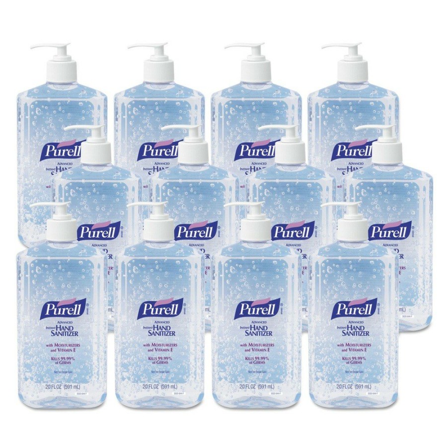 Facility Maintenance & Supplies PURELL Hand Sanitizers | Purell 3023-12 Advanced 20 Oz. Instant Hand Sanitizer Pump Bottle - Clean Scent (12/Carton)