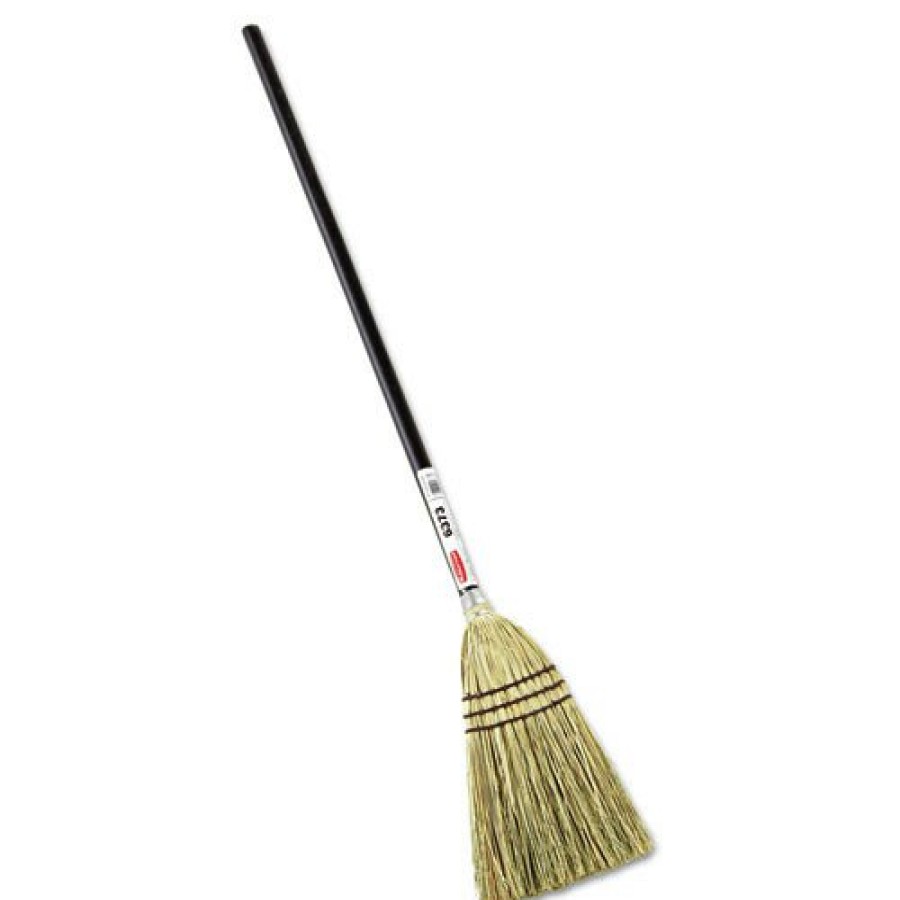 Facility Maintenance & Supplies Rubbermaid Commercial Cleaning Tools | Rubbermaid Commercial Fg637300Brn 38 In. Overall Length Corn Fiber Bristles Corn-Fill Broom - Brown