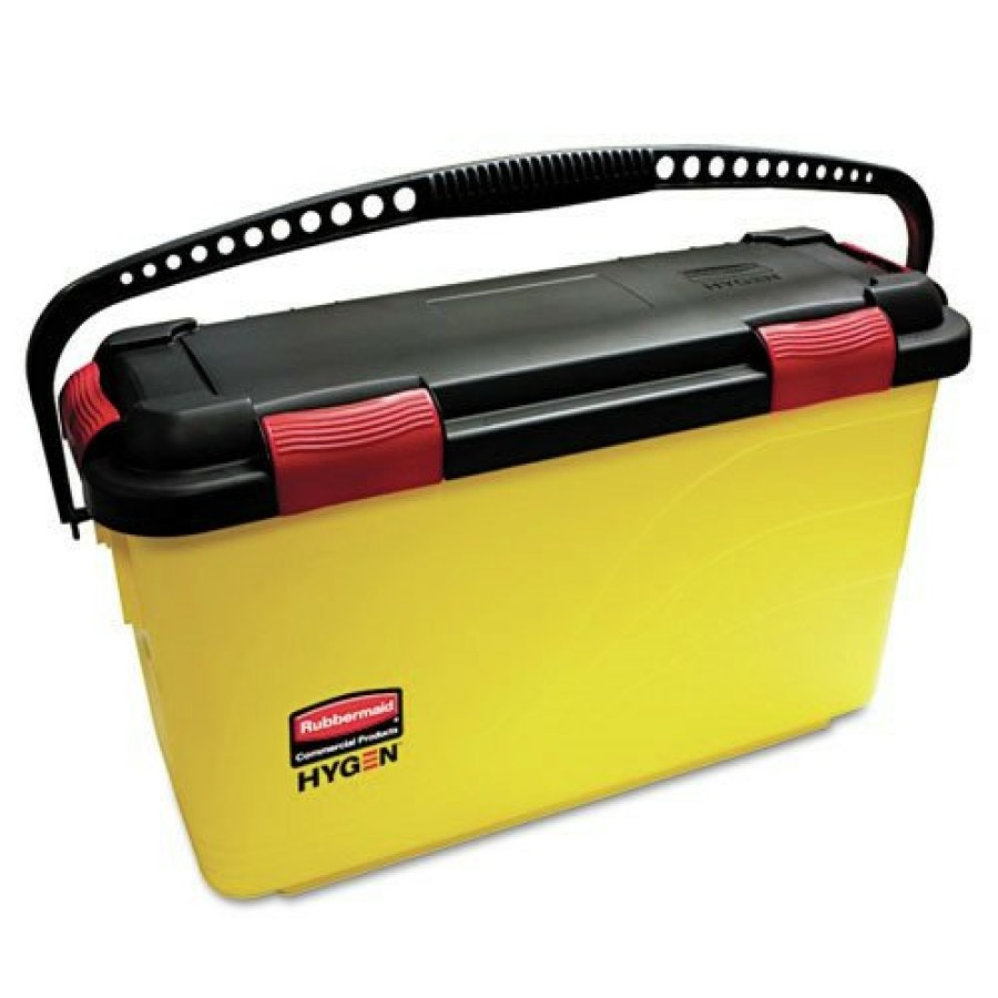 Facility Maintenance & Supplies Rubbermaid Commercial HYGEN Cleaning Tools | Rubbermaid Commercial Hygen Fgq95088Yel 6.8 Gal. Hygen Charging Bucket - Yellow