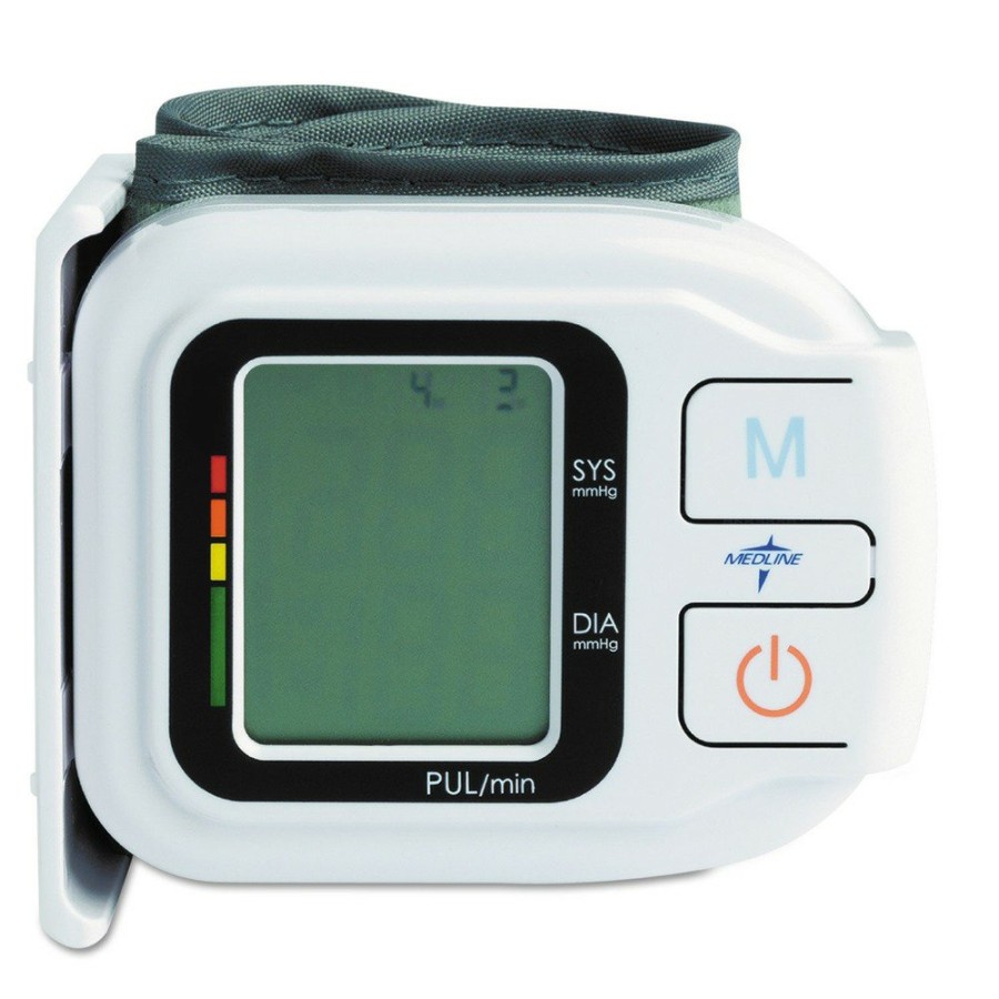 Safety Equipment Medline First Aid And Emergency Kits | Medline Mds3003 Automatic Digital Wrist Blood Pressure Monitor - One Size Fits All