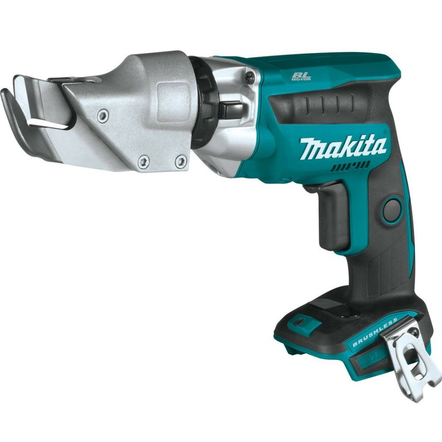 Air Tools And Equipment Makita Air Nibblers Shears | Makita Xsj04Z 18V Lxt Brushless Lithium-Ion 18 Gauge Cordless Offset Shear (Tool Only)