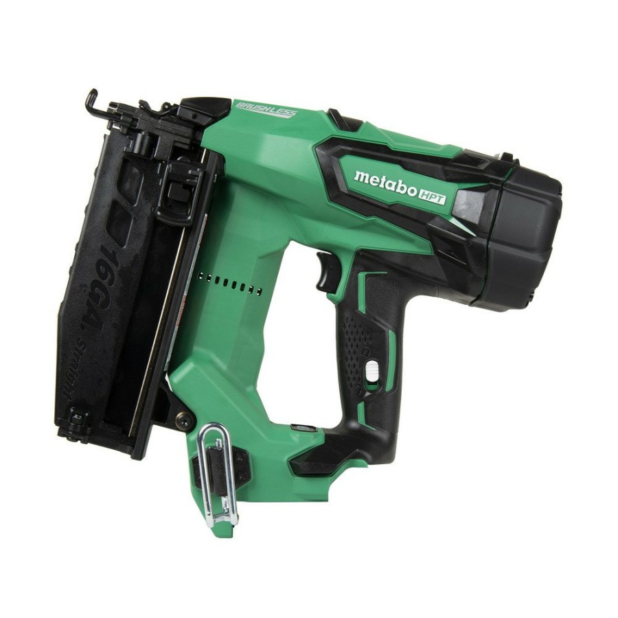 Power Tools Metabo HPT Nailers | Metabo Hpt Nt1865Dmsq7M 18V Multivolt Brushless Lithium-Ion 16 Gauge 2-1/2 In. Cordless Straight Finish Nailer (Tool Only)