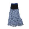 Facility Maintenance & Supplies Boardwalk Cleaning Tools | Boardwalk Bwk902Bl Loop-End Mop Head With Scrub Pad - Blue, Medium (12/Carton)