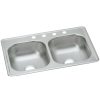 Kitchen Elkay | Elkay D233191 Dayton Top Mount Stainless Steel Kitchen Sink