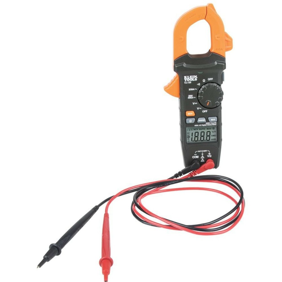 Hand Tools Klein Tools | Klein Tools Cl120 400 Amp Ac Auto-Ranging Digital Clamp Meter