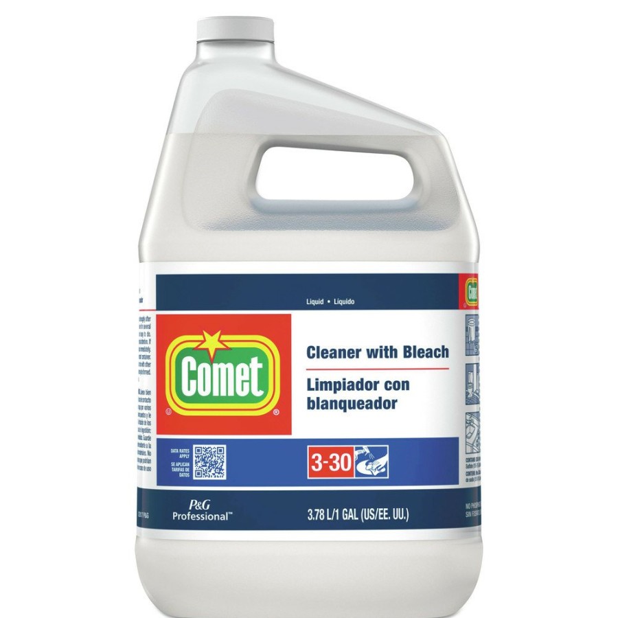 Facility Maintenance & Supplies Comet Cleaners | Comet 02291 1 Gallon Bottle Liquid Cleaner With Bleach