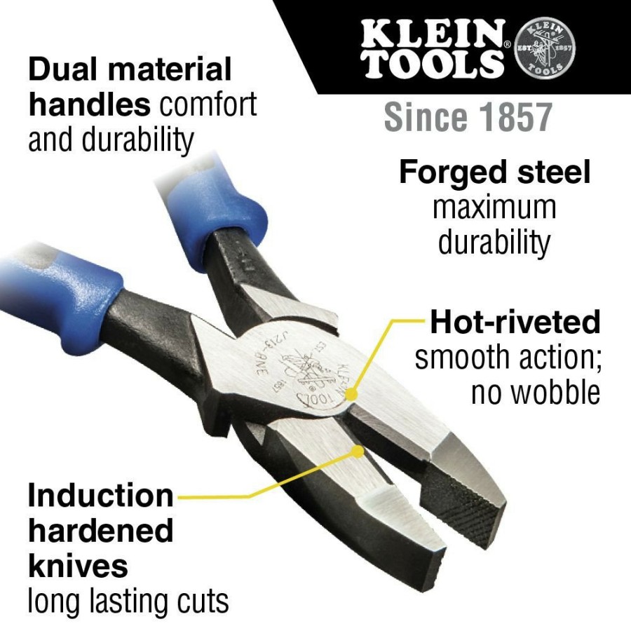 Hand Tools Klein Tools | Klein Tools J2138Ne Journeyman 8 In. Side Cutters