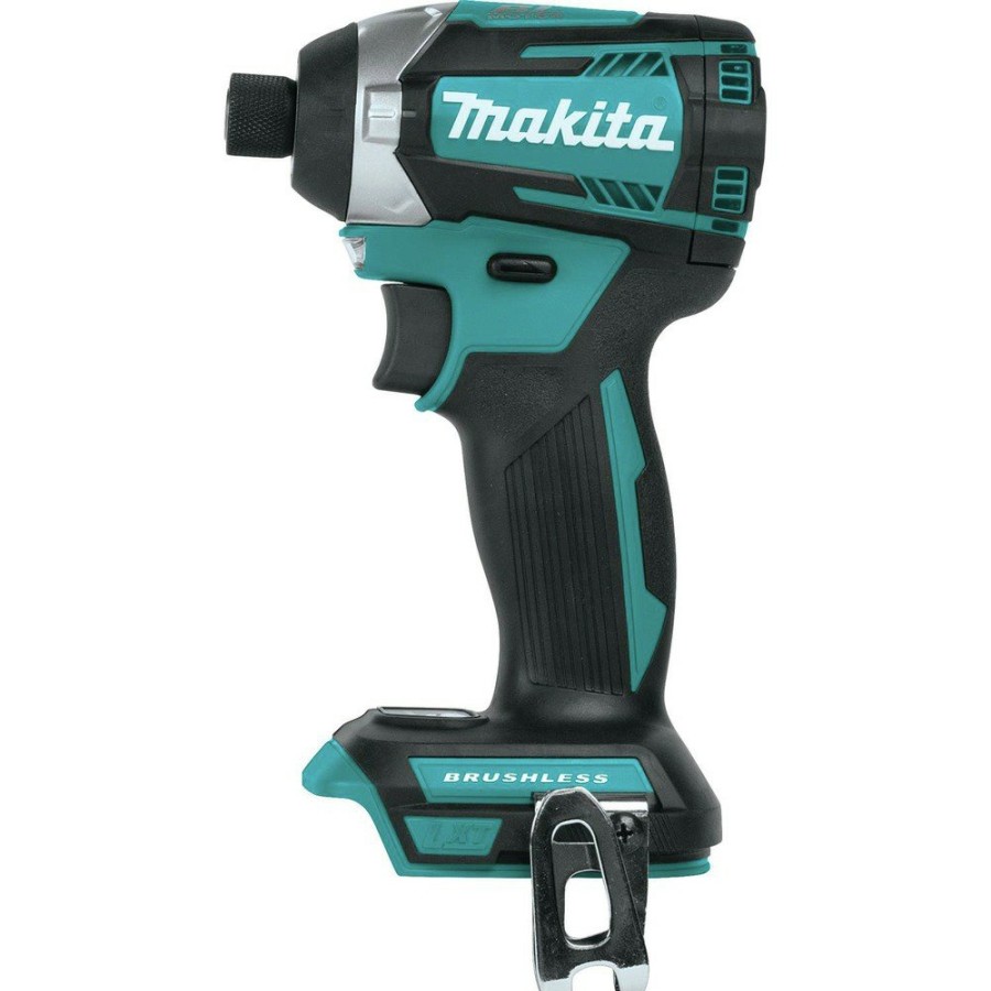 Power Tools Makita Impact Drivers | Factory Reconditioned Makita Xdt14Z-R 18V Lxt Brushless Lithium-Ion Cordless Quick-Shift Mode 3-Speed Impact Driver (Tool Only)