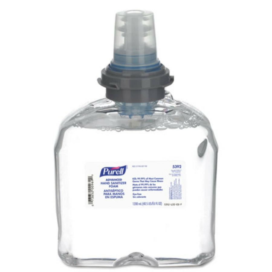 Facility Maintenance & Supplies PURELL Hand Sanitizers | Purell 5392-02 1200 Ml Advanced Tfx Foam Instant Hand Sanitizer Refill - White