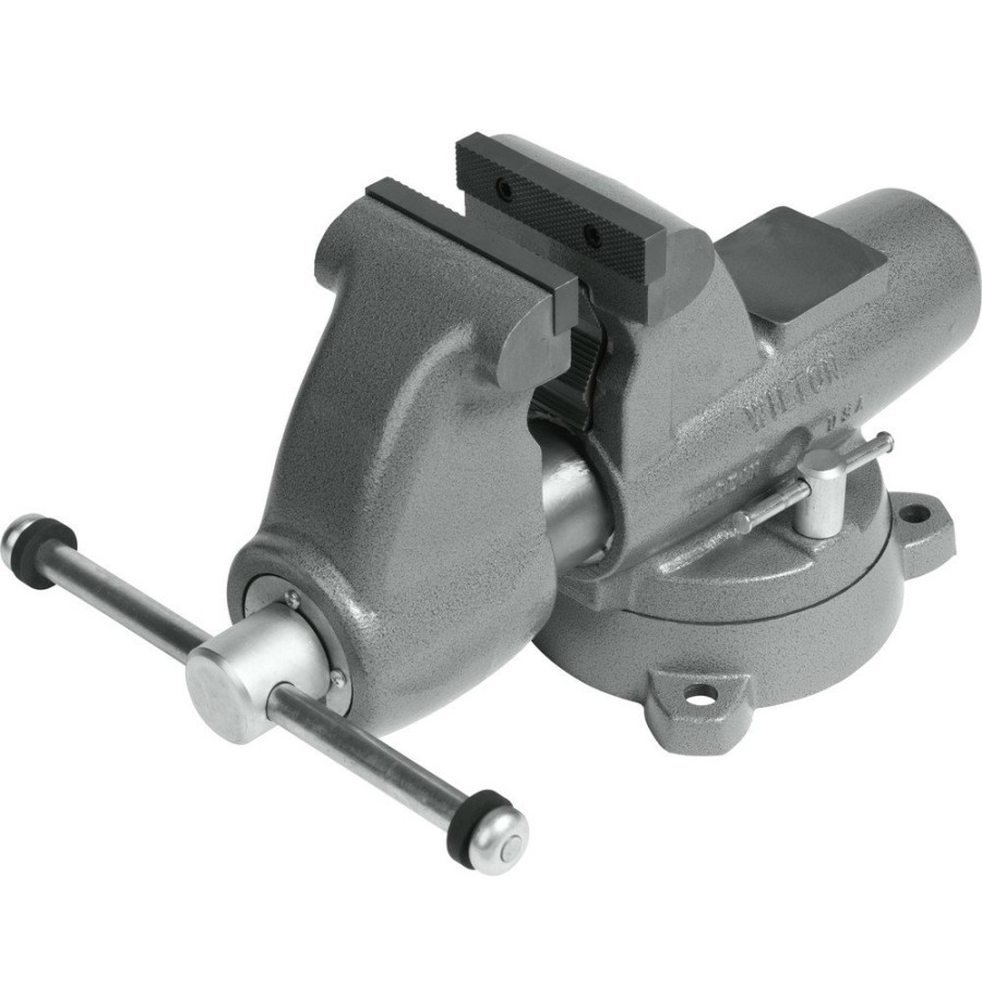 Hand Tools Wilton | Wilton 28827 C-2 Combination Pipe And Bench 5 In. Jaw Round Channel Vise With Swivel Base