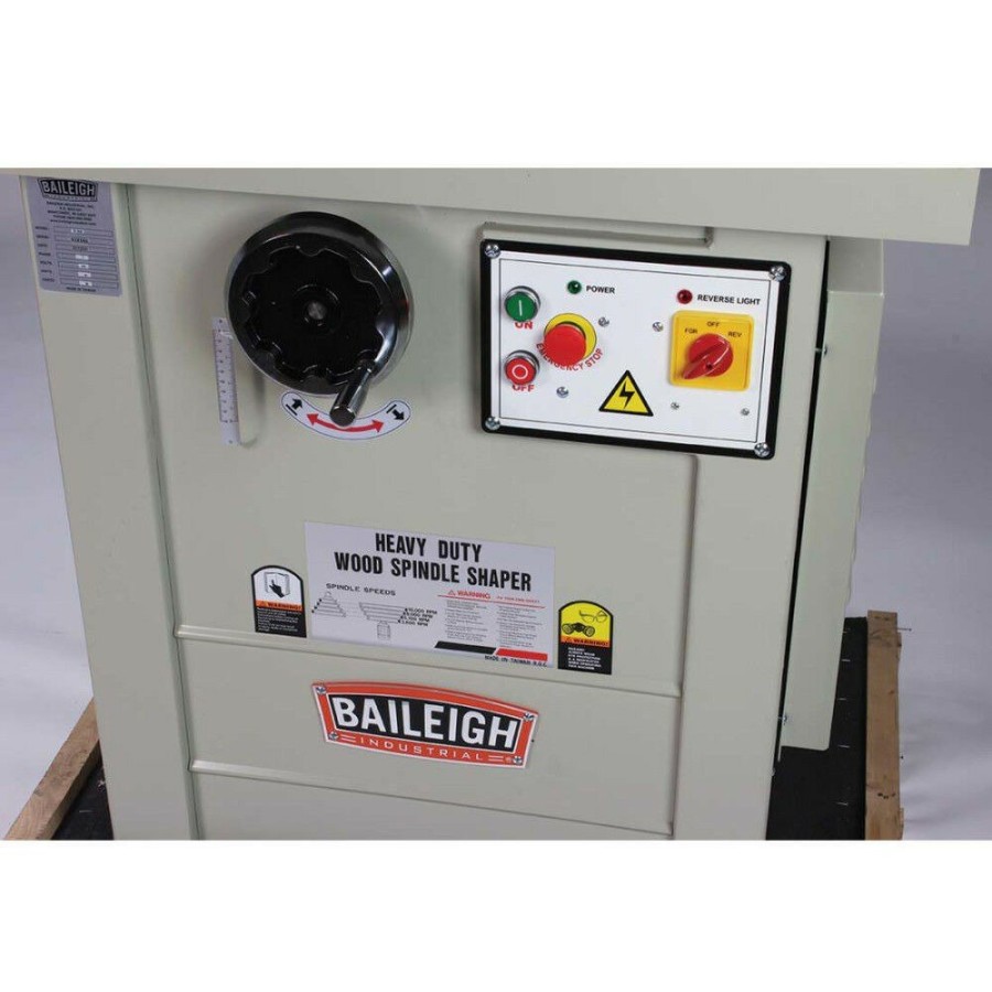 Automotive Baileigh Industrial | Baileigh Industrial 1007609 5 Hp Spindle Shaper With 4 Speeds