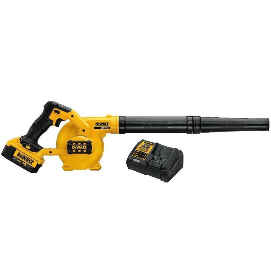 Outdoor Power Tools & Equipment Dewalt Handheld Blowers | Dewalt Dce100M1 20V Max Cordless Lithium-Ion Compact Jobsite Blower Kit