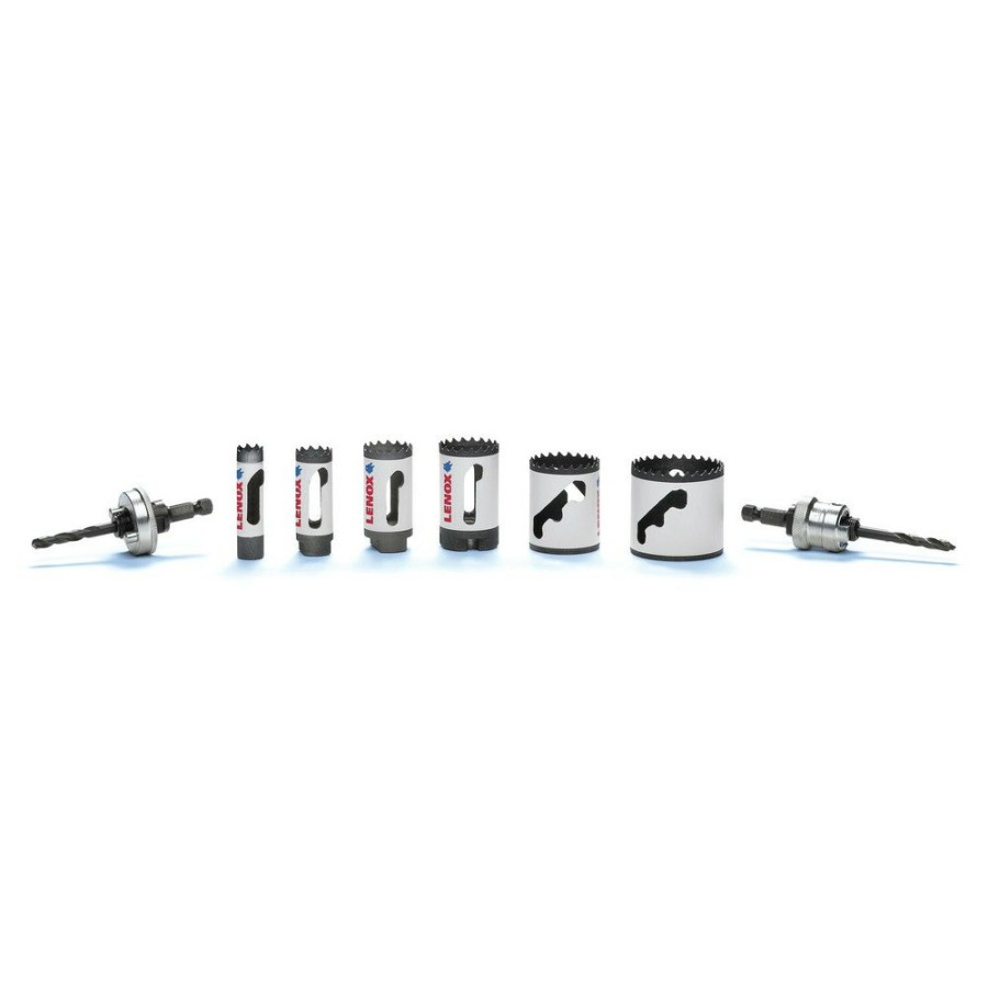 Power Tool Accessories Lenox Bits And Bit Sets | Lenox 30830600R 8-Piece Speed Slot Refrigeration Hole Saw Kit