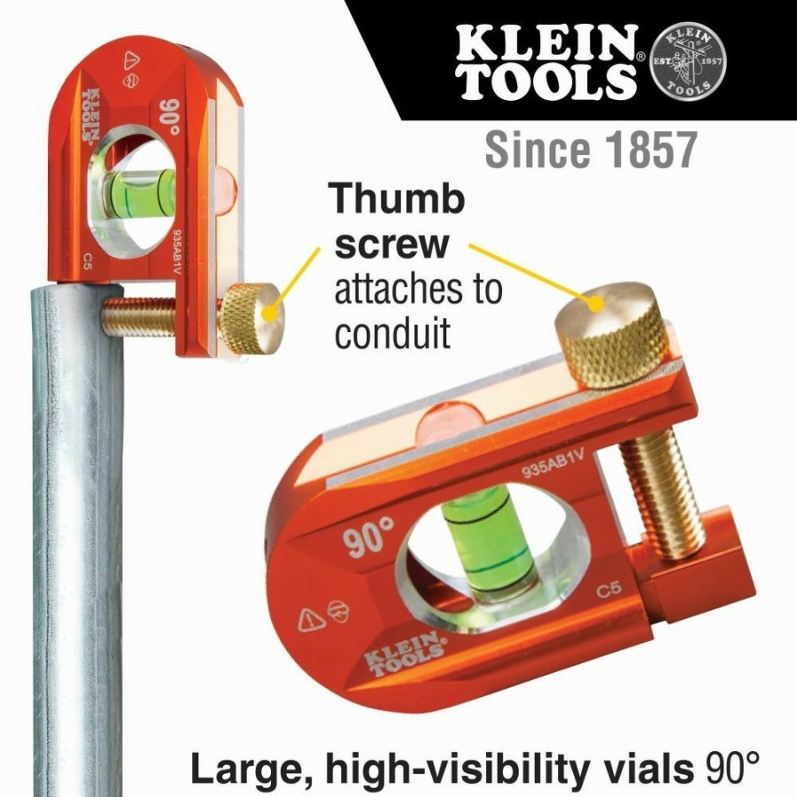 Hand Tools Klein Tools Levels | Klein Tools 935Ab1V Accu-Bend 1-Vial Level