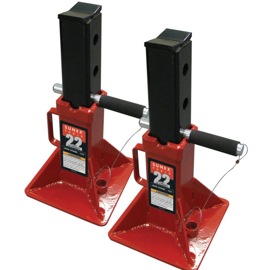 Automotive Sunex Jack Stands | Sunex 1522 22 Ton Pin Type Jack Stands (Pair)