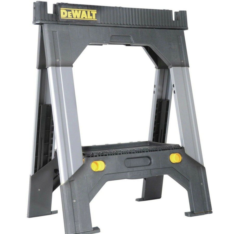 Power Tool Accessories Dewalt | Dewalt Dwst11031 Adjustable Metal Legs Sawhorse