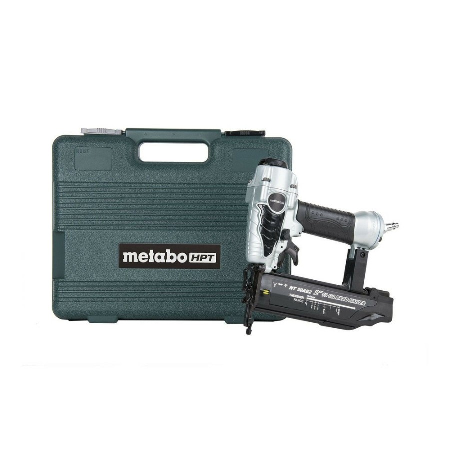 Air Tools And Equipment Metabo HPT Nail Guns | Factory Reconditioned Metabo Hpt Nt50Ae2M 18-Gauge 2 In. Finish Brad Nailer Kit