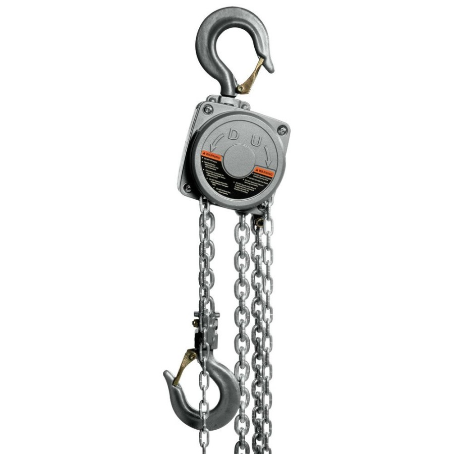 Material Handling JET | Jet 133130 Al100 Series 1 Ton Capacity Alum Hand Chain Hoist With 30 Ft. Of Lift