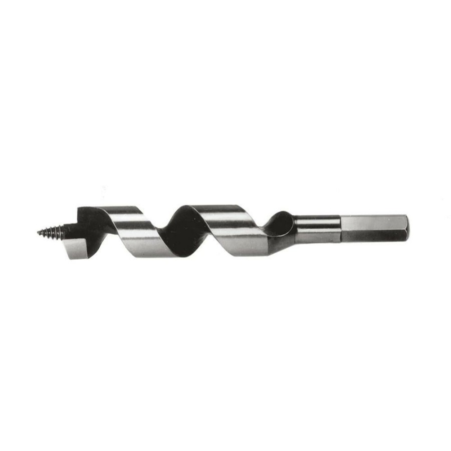 Power Tool Accessories Klein Tools Bits And Bit Sets | Klein Tools 53406 4 In. X 1 In. Steel Ship Auger Bit With Screw Point