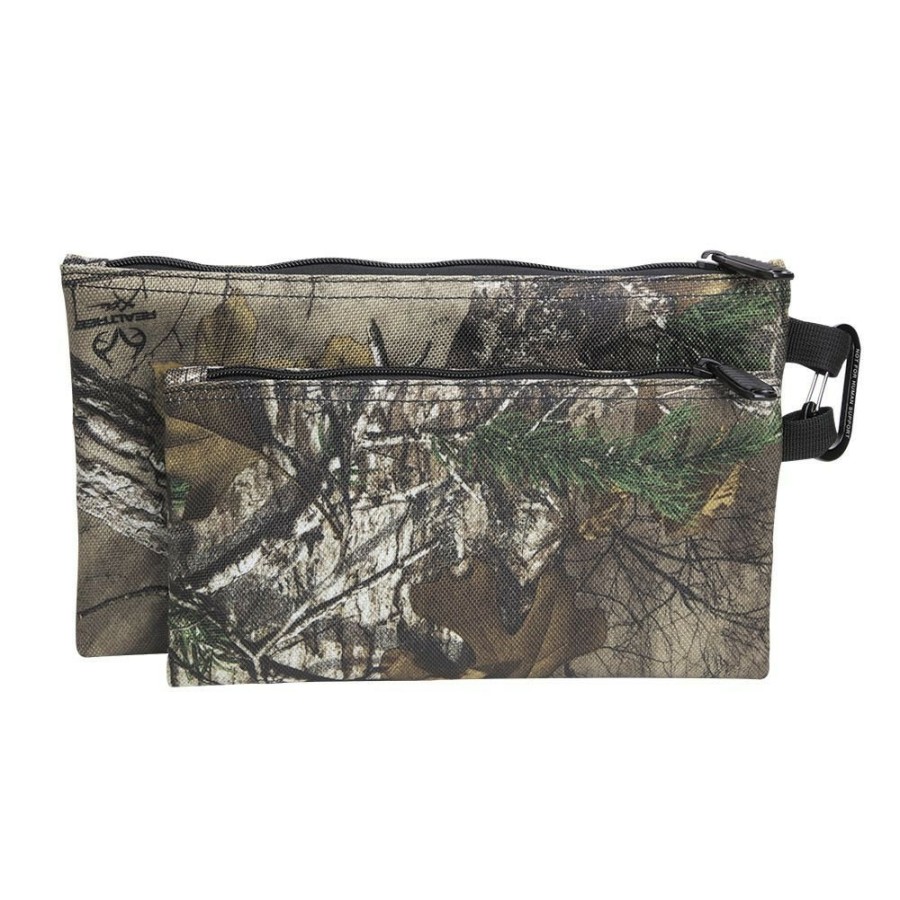 Tool Storage Klein Tools | Klein Tools 55560 2-Piece 12.5 And 10 In. Camo Zipper Bags