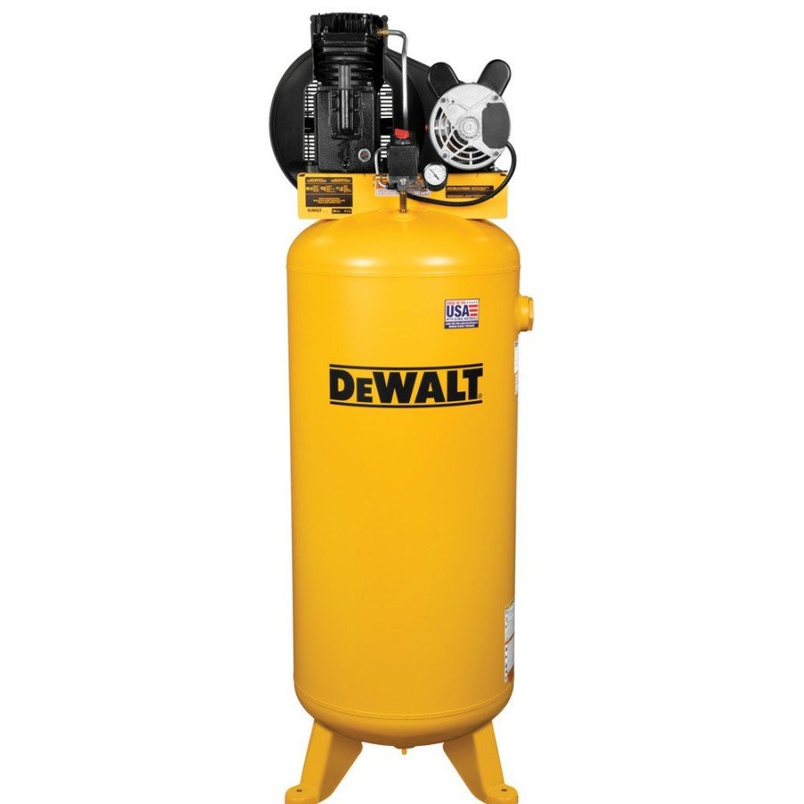 Air Tools And Equipment Dewalt Portable Air Compressors | Dewalt Dxcmla3706056 3.7 Hp 60 Gallon Oil-Lube Stationary Air Compressor