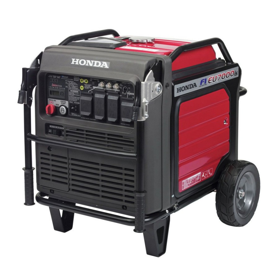 Power Generators Honda | Honda 664280 Eu7000Isnan 120V/240V 7000-Watt 389Cc 5.1 Gallon Inverter Generator With Co-Minder