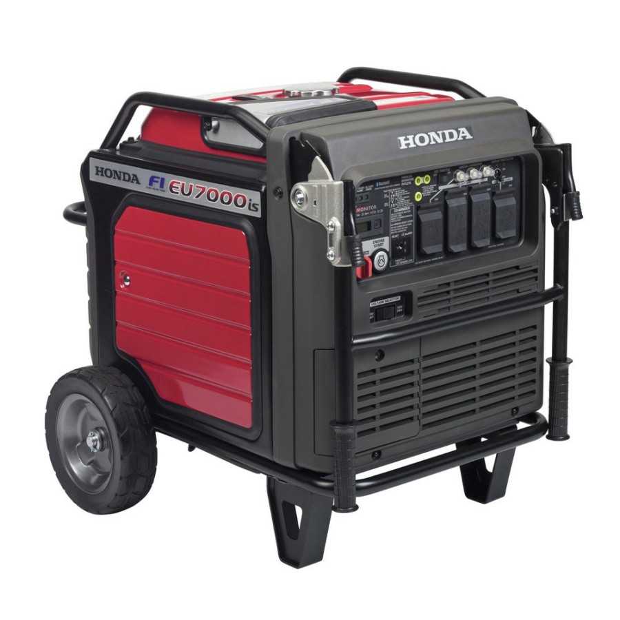 Power Generators Honda | Honda 664280 Eu7000Isnan 120V/240V 7000-Watt 389Cc 5.1 Gallon Inverter Generator With Co-Minder