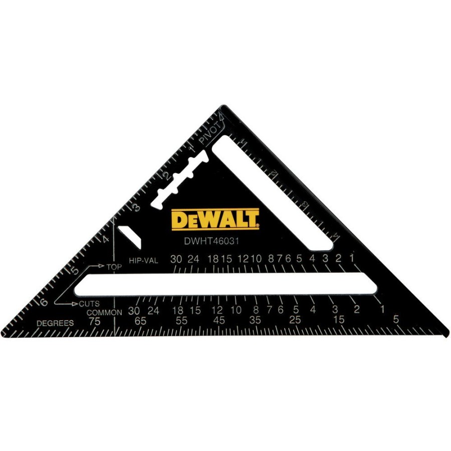 Hand Tools Dewalt Measuring Accessories | Dewalt Dwht46031 7 In. Premium Rafter Square