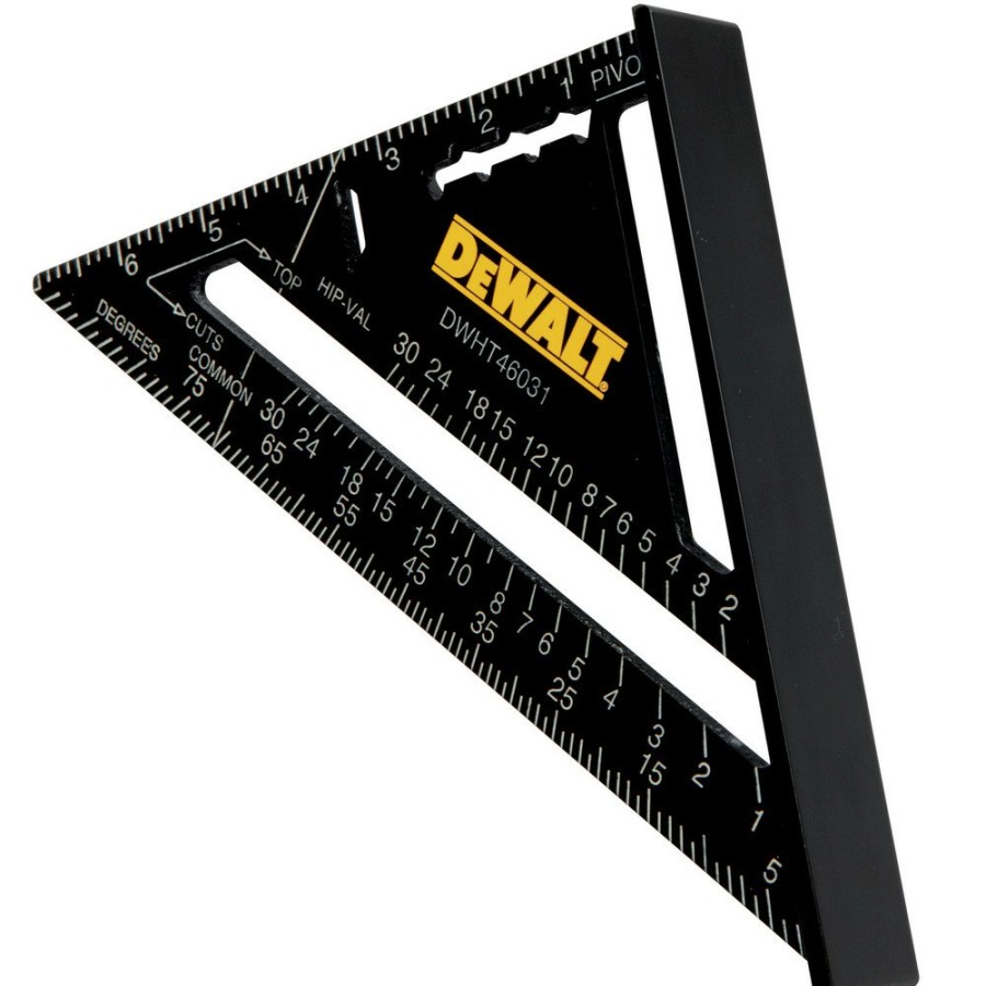 Hand Tools Dewalt Measuring Accessories | Dewalt Dwht46031 7 In. Premium Rafter Square