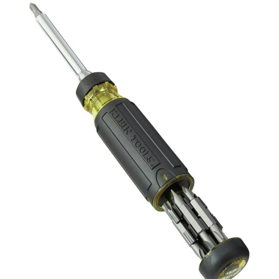 Hand Tools Klein Tools | Klein Tools 32305 15-In-1 Multi-Bit Ratcheting Screwdriver