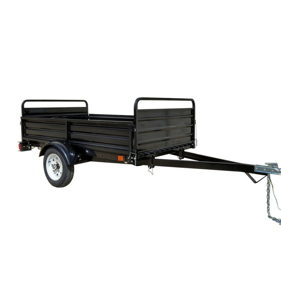 Tool Storage Detail K2 | Detail K2 Mmt5X7 5 Ft. X 7 Ft. Multi Purpose Utility Trailer (Black Powder-Coated)