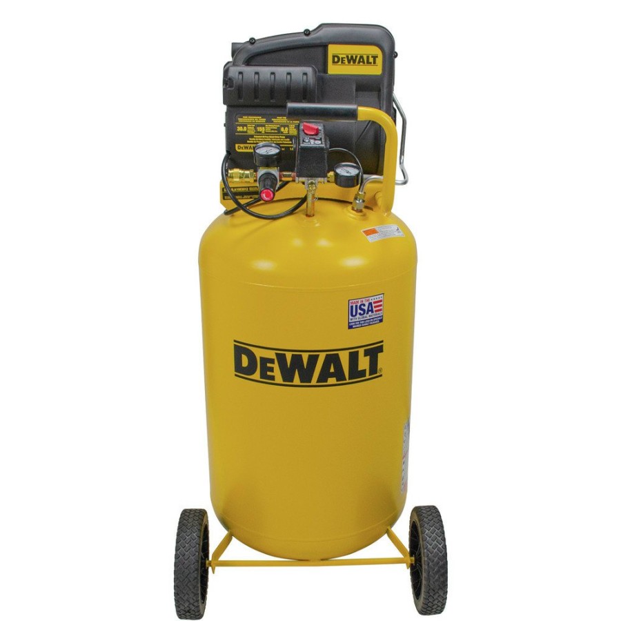 Air Tools And Equipment Dewalt Portable Air Compressors | Dewalt Dxcmla1983012 1.9 Hp 30 Gallon Oil-Free Vertical Truck Mount Air Compressor