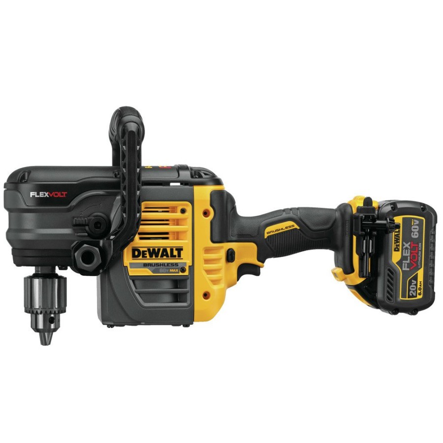 Power Tools Dewalt Drill Drivers | Dewalt Dcd460T1 Flexvolt 60V Max Lithium-Ion Variable Speed 1/2 In. Cordless Stud And Joist Drill Kit With (1) 6 Ah Battery