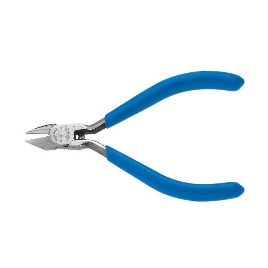 Hand Tools Klein Tools | Klein Tools D259-4C 4 In. Extra-Narrow Jaw Pointed Nose Diagonal Cutting Pliers