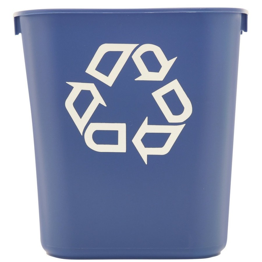 Facility Maintenance & Supplies Rubbermaid Commercial | Rubbermaid Commercial Fg295573Blue 13.63-Quart Rectangular Deskside Recycling Container - Small, Blue