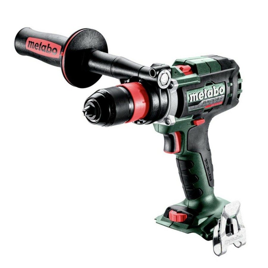 Power Tools Metabo Drill Drivers | Metabo 603184840 Bs 18 Ltx-3 Bl Q I 18V Brushless 3-Speed Lithium-Ion Cordless Drill Driver With Metabox (Tool Only)